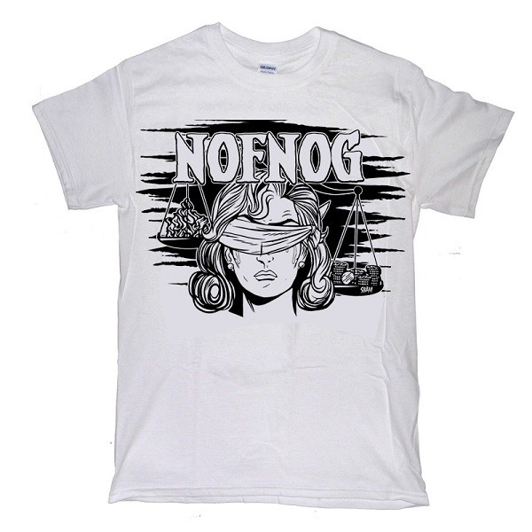 NOFNOG - thieves - white T-shirt