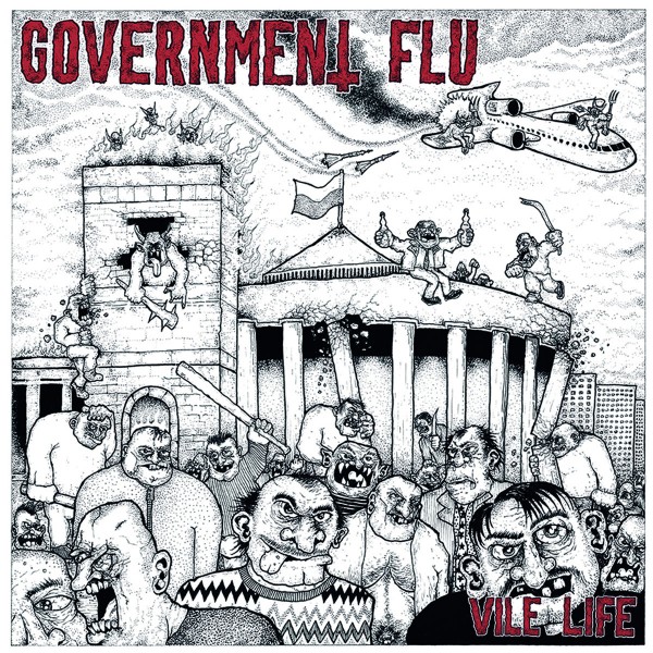 Government Flu ‎– vile life - clear LP